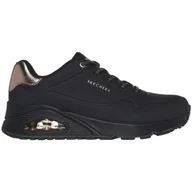 Buty trekkingowe damskie - Buty na co dzień damskie SKECHERS UNO SHIMMER - miniaturka - grafika 1