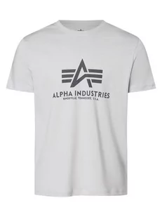 Alpha Industries - T-shirt męski, szary - Koszulki męskie - miniaturka - grafika 1