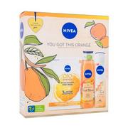 Zestawy kosmetyków damskich - Nivea You Got This Orange zestaw Żel pod prysznic 300 ml + antyperspirant 150 ml + maseczka do twarzy 1 szt. dla kobiet - miniaturka - grafika 1