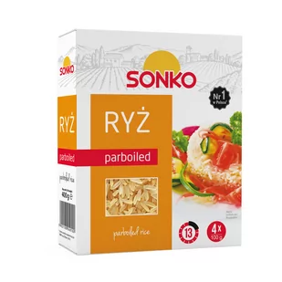 Sonko Ryż parboiled Risana 4x100 g - Ryż - miniaturka - grafika 1