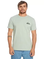 Koszulki męskie - Quiksilver Podstawowa koszulka męska zielona S - miniaturka - grafika 1