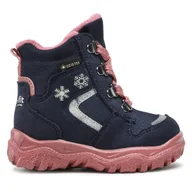 Buty dla dziewczynek - Śniegowce Superfit 1-000046-8010 M Granatowy - miniaturka - grafika 1