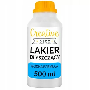 Creative Deco, lakier akrylowy, błyszczący, 500 ml - Decoupage Creative Deco, lakier akrylowy, błyszczący, 500 ml - Decoupage - miniaturka - grafika 1