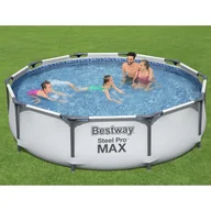 Baseny ogrodowe - vidaXL Bestway Basen Steel Pro MAX, 305 x 76 cm - miniaturka - grafika 1