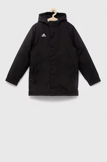 Kurtki i płaszcze dla dziewczynek - adidas Performance kurtka kolor czarny - grafika 1