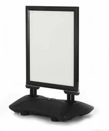 Tablice i flipcharty - Potykacz wodoszczelny czarny WindPro Plus B1 70x100 IP56 - miniaturka - grafika 1