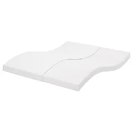 Materace - vidaXL Materac piankowy, biały 200x210 cm, 7-strefowy, twardość 20 ILD - miniaturka - grafika 1
