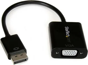 Adapter AV StarTech DisplayPort - D-Sub VGA 0.1m czarny DP2VGA3 - Złącza, przejściówki, adaptery Adapter AV StarTech DisplayPort - D-Sub VGA 0.1m czarny DP2VGA3 - Złącza, przejściówki, adaptery - miniaturka - grafika 1