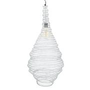 Lampy stojące - Atmosphera Lampa podłogowa dekoracyjna ALI 82 cm szara 167554A - miniaturka - grafika 1