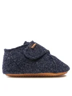 Buty dla chłopców - Froddo Kapcie Prewalkers Wooly G1170002 Niebieski - miniaturka - grafika 1