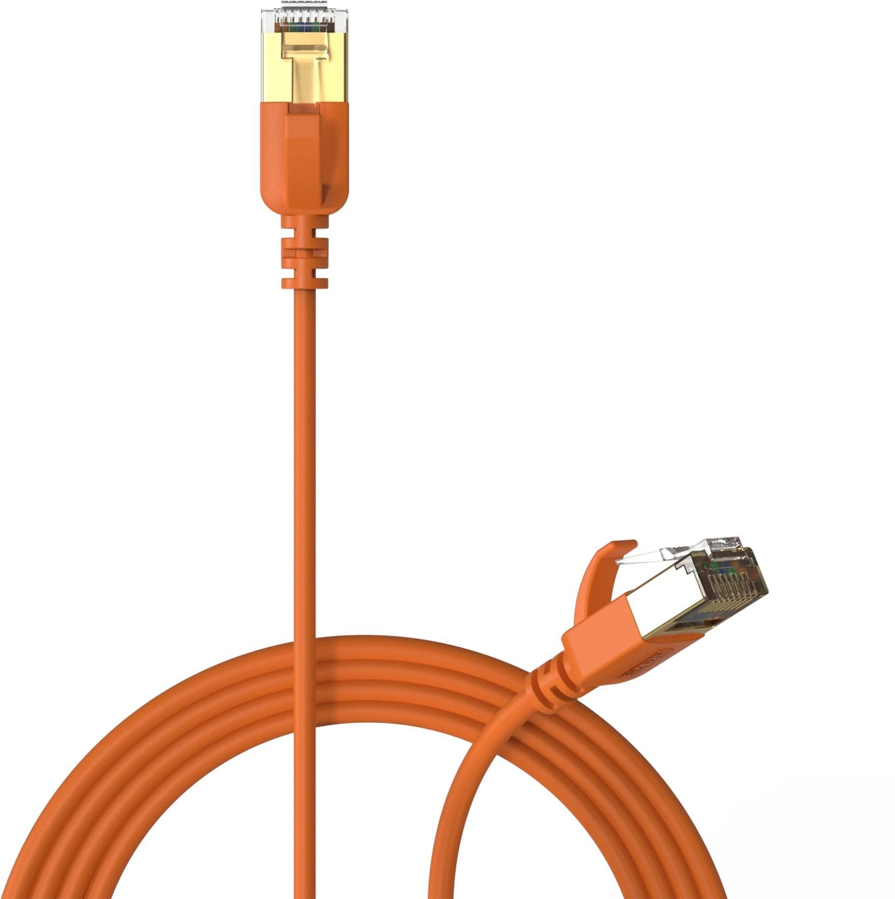Procab PROCAB CSD570OR/1 Kabel sieciowy Slimline - CAT7 RJ45 U/FTP Wersja pomarańczowa - 1 metr