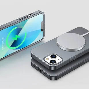 Joyroom 360 Full Case etui pokrowiec do iPhone 13 obudowa na tył i przód + szkło hartowane szary (JR-BP927 tarnish) - Etui i futerały do telefonów - miniaturka - grafika 7