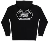 Bluzy męskie - bluza męska INDEPENDENT INDEPENDENT TRUCKING ZIP HOODED HEAVYWEIGHT SWEATSHIRT BLACK - miniaturka - grafika 1