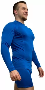 SPORT T-shirt z długim rękawem - męska .XL .siny - Koszulki sportowe męskie - miniaturka - grafika 1