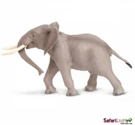 Figurki dla dzieci - Safari Ltd 295629 Słoń Afrykański Samiec 19,5 X10cm - miniaturka - grafika 1