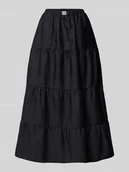 Spódnice - Długa spódnica z efektem stopniowania model ‘FREJA’ - miniaturka - grafika 1