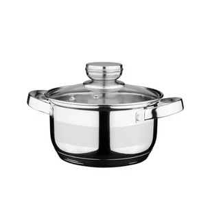 Garnek Tytan ze stali nierdzewnej 16 cm 1,8 l srebrny - Garnki - miniaturka - grafika 1