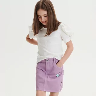 Sukienki i spódniczki dla dziewczynek - Reserved - Spódnica z nadrukiem Pusheen - Fioletowy - grafika 1