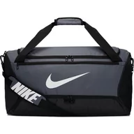 Torby sportowe - Nike, Torba sportowa, BA5955 026 Brasilia M Duffel, szary, 61x33x30cm - miniaturka - grafika 1