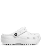 Klapki i japonki damskie - Crocs Klapki Classic Platform Clog W 206750 Biały - miniaturka - grafika 1