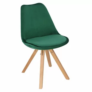 D2.Design Krzesło Norden Star Square Velvet zielo ne 205900 - Krzesła - miniaturka - grafika 1