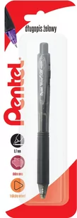 PENTEL, Długopis żelowy 0,7 mm K437, czarny, 1 szt. - Długopisy - miniaturka - grafika 1
