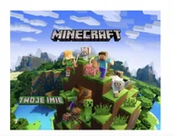 Puzzle - Puzzle MINECRAFT GRA PREZENT A3 252 el z Nadrukiem + IMIĘ Pudełko 15 - miniaturka - grafika 1