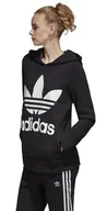 Bluzy damskie - Adidas, Bluza damska, Trefoil CE2408, czarny, rozmiar 34 - miniaturka - grafika 1