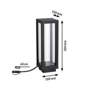 Paulmann Plug & Shine LED Classic Lantern RGBW światło bazowe - Lampy ogrodowe - miniaturka - grafika 1