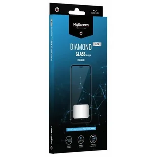 MYSCREEN Szkło hartowane Diamond Glass Lite Edge Full Glue do Xiaomi Redmi Note 11 5G/11T 5G/Poco M4 Pro 5G Czarny - Szkła hartowane na telefon - miniaturka - grafika 1