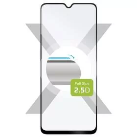 Fixed Szkło ochronne Full-Cover na Xiaomi Redmi 12C FIXGFA-1088-BK Czarne - Szkła hartowane na telefon - miniaturka - grafika 1