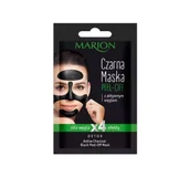 Maseczki do twarzy - Marion Detox Aktywny Węgiel Maska do twarzy Peel-Off Czarna 6 g - miniaturka - grafika 1