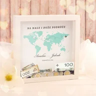 Skarbonki - SKARBONKA 3D dla Młodej Pary Podróż Poślubna - miniaturka - grafika 1