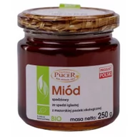 Miód - Pucer Miód Spadziowy ze Spadzi Iglastej 250g - Pucer Ekologiczny PUCSPAD250EKO - miniaturka - grafika 1