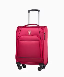 PUCCINI Kabinowa czerwona walizka miękka - Walizki PUCCINI Kabinowa czerwona walizka miękka - Walizki - miniaturka - grafika 1