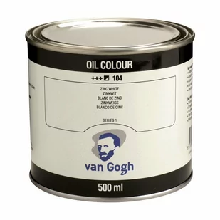 Talens Talens Van Gogh farba olejna 500ml 104 Zinc white 2181043 - Farby i media malarskie - miniaturka - grafika 1