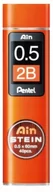 Ołówki - Grafity ołówkowe PENTEL AinStein 0,5 2B 40SZT XL - miniaturka - grafika 1