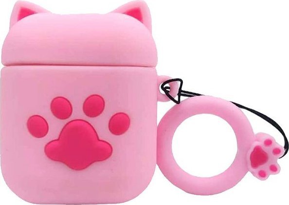 ETUI AIRPODS PRO 2 SŁUCHAWKI POKROWIEC KOTEK RÓŻOWY