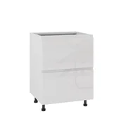 Meble kuchenne - Rimini Szafka Dolna Ds-60-2W_Blum Biały Połysk - miniaturka - grafika 1
