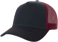 Czapki i chusty sportowe męskie - Czapka Trucker Rapper Canvas, bordowy, One Size - miniaturka - grafika 1