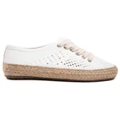 Espadryle damskie - Espadryle EMU Australia Agonis Mac W12469 Biały - miniaturka - grafika 1