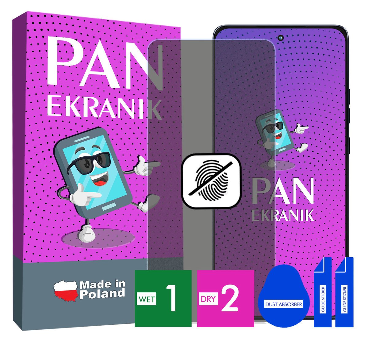 FOLIA 5D PRYWATYZUJĄCA MATOWA DO MOTOROLA MOTO G86 5G CAŁY EKRAN ORYGINALNA