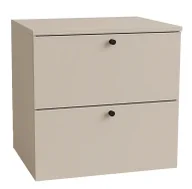 Szafki łazienkowe - Kaszmirowa wisząca szafka pod umywalkę - Tavesi 3X - miniaturka - grafika 1