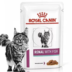 Royal Canin saszetka Cat Renal Fish Ryba 85g x 1 saszetka - Mokra karma dla kotów - miniaturka - grafika 1
