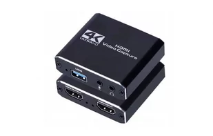 Gembird USB HDMI grabber 4K pass-through HDMI UHG-4K2-01 - Adaptery i przejściówki - miniaturka - grafika 1
