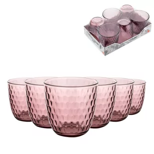 Komplet szklanek Bormioli Rocco Slota Lilac Rose 290 ml 6 sztuk - Szklanki - miniaturka - grafika 1