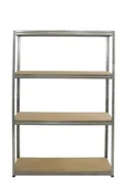 Szafy i regały magazynowe - Regał Helios magazynowy metalowy HZZ_180X150X60_4_175 ilość półek 4 nośność 175 kg / Wamar-Sosenka - miniaturka - grafika 1