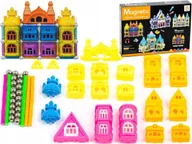 Klocki - Klocki Magnetyczne Mały Zamek 60 El. - miniaturka - grafika 1