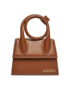 Torebki damskie - JACQUEMUS Torebka Le Chiquito Noeud 213BA005-3072 Brązowy - miniaturka - grafika 1