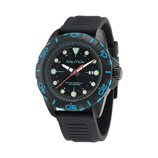 Zegarek Zegarek Nautica NAPNRS404 Black/Black - Zegarki męskie - miniaturka - grafika 1